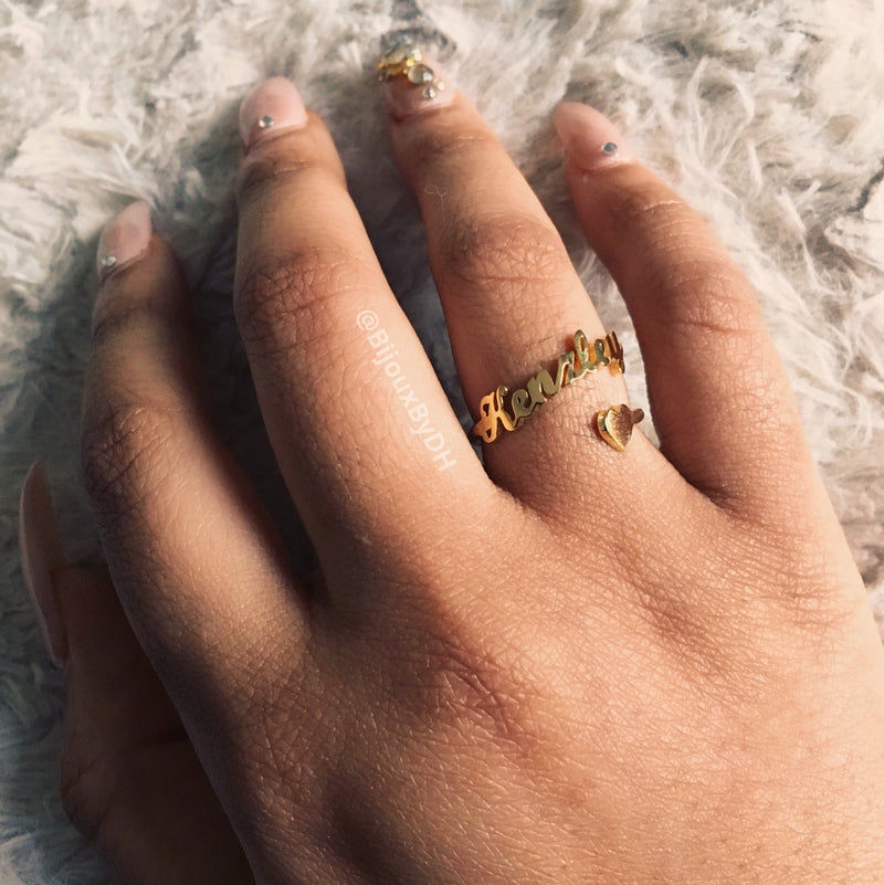 Buy Arabic Couple Name Ring Online | Arabic Jewelry | Nayab Art