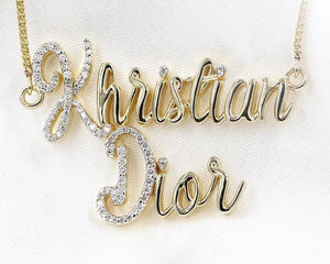 Two-Toned Name Necklace