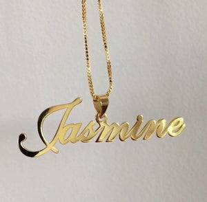 Name Necklace w/ Bail